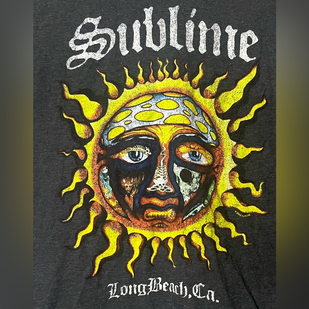 Sublime Vintage Graphic Logo Band Concert Tee T-Shirt - Picture 2 of 4